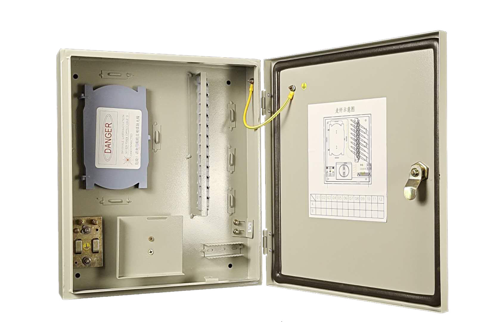 12port fiber optic wall box