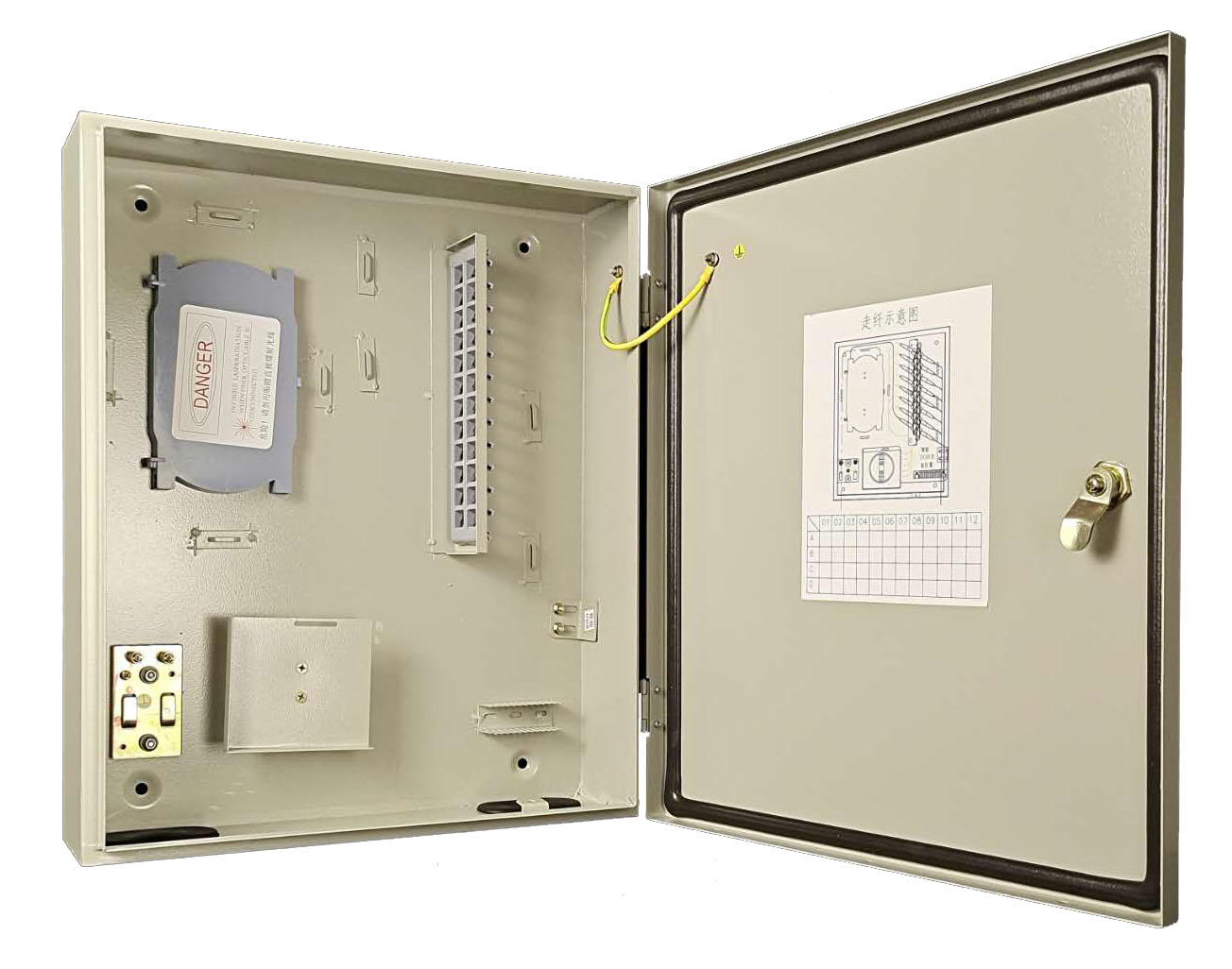 24port fiber optic wall box